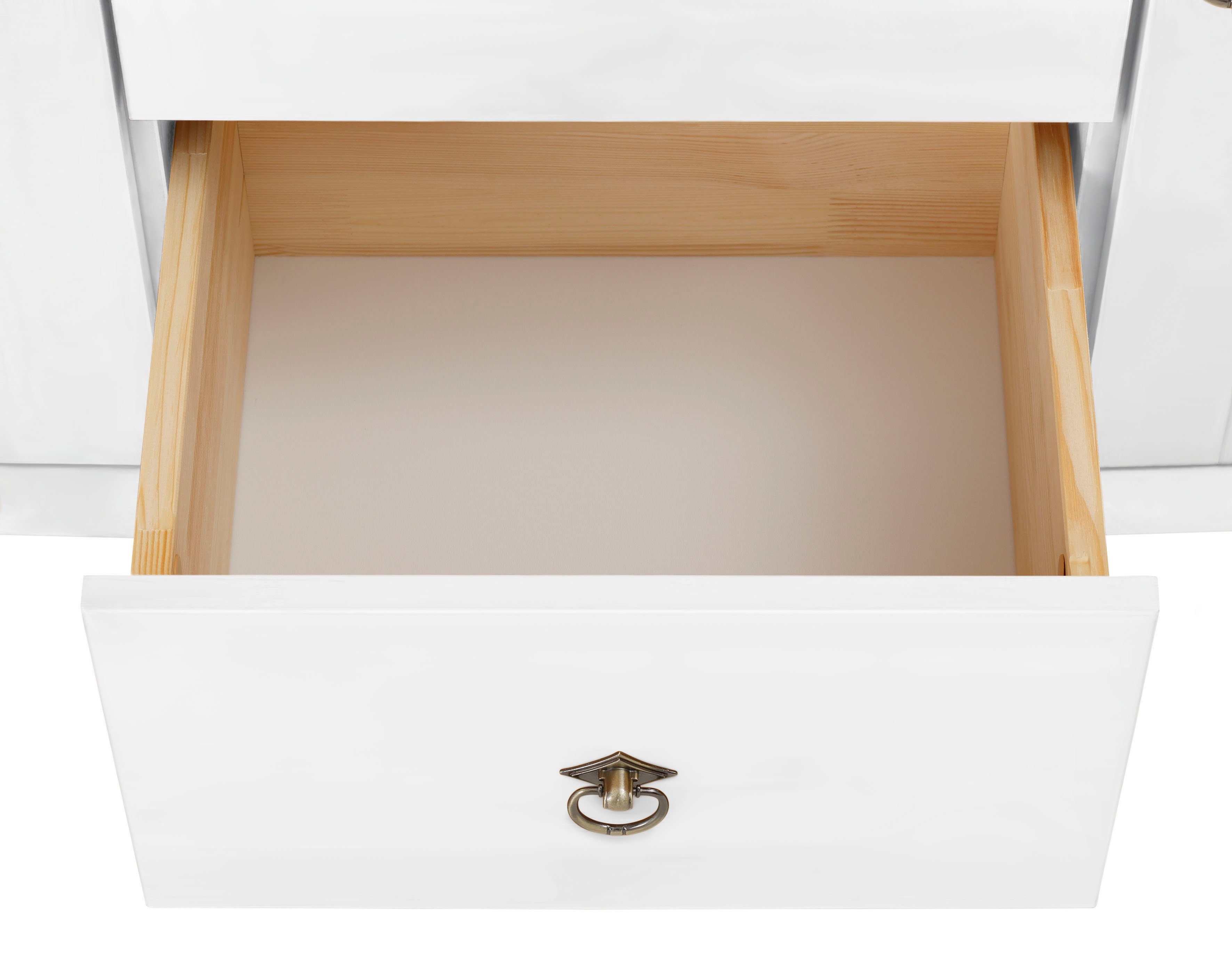 Home affaire Highboard Ferrera, im romantischen Landhausstil