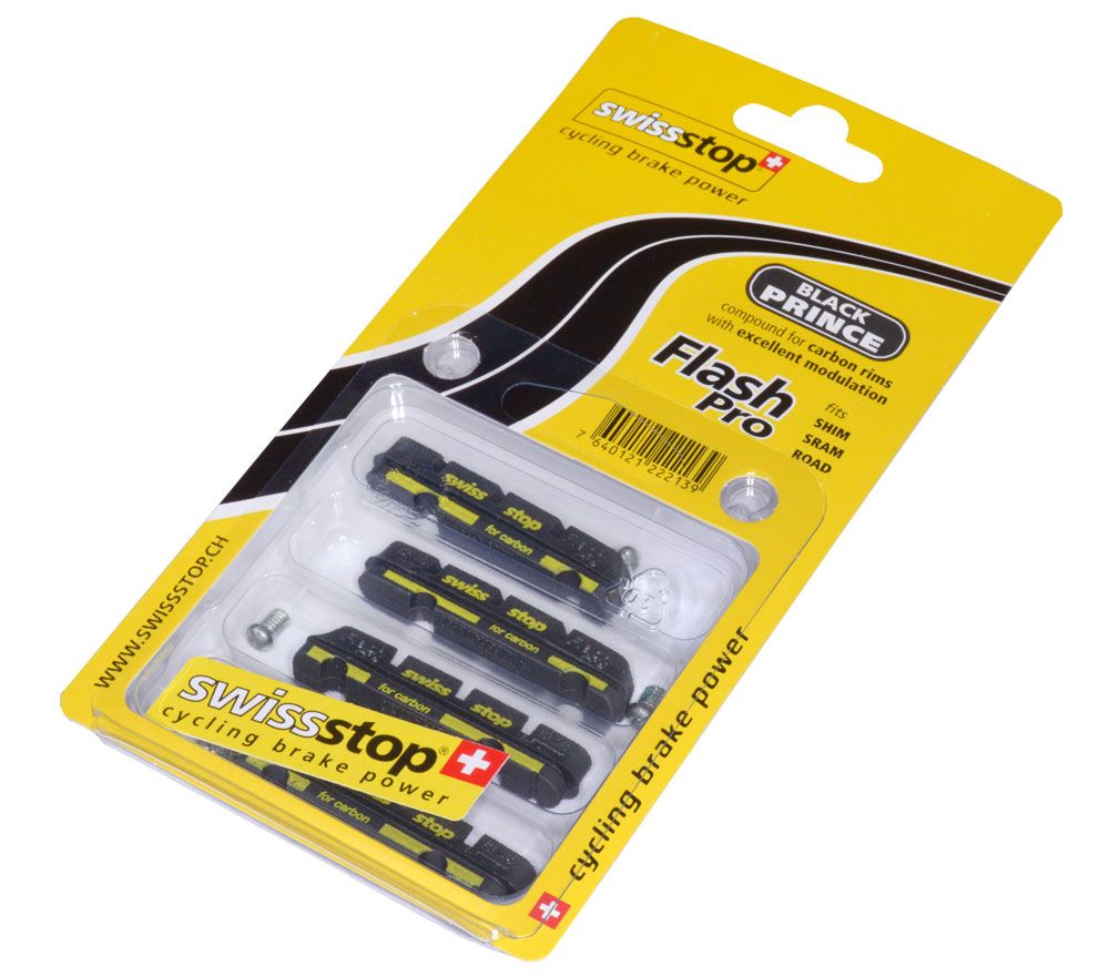 SwissStop Bremsbeläge Flash Pro Black Price Shimano/SRAM 4 Stück