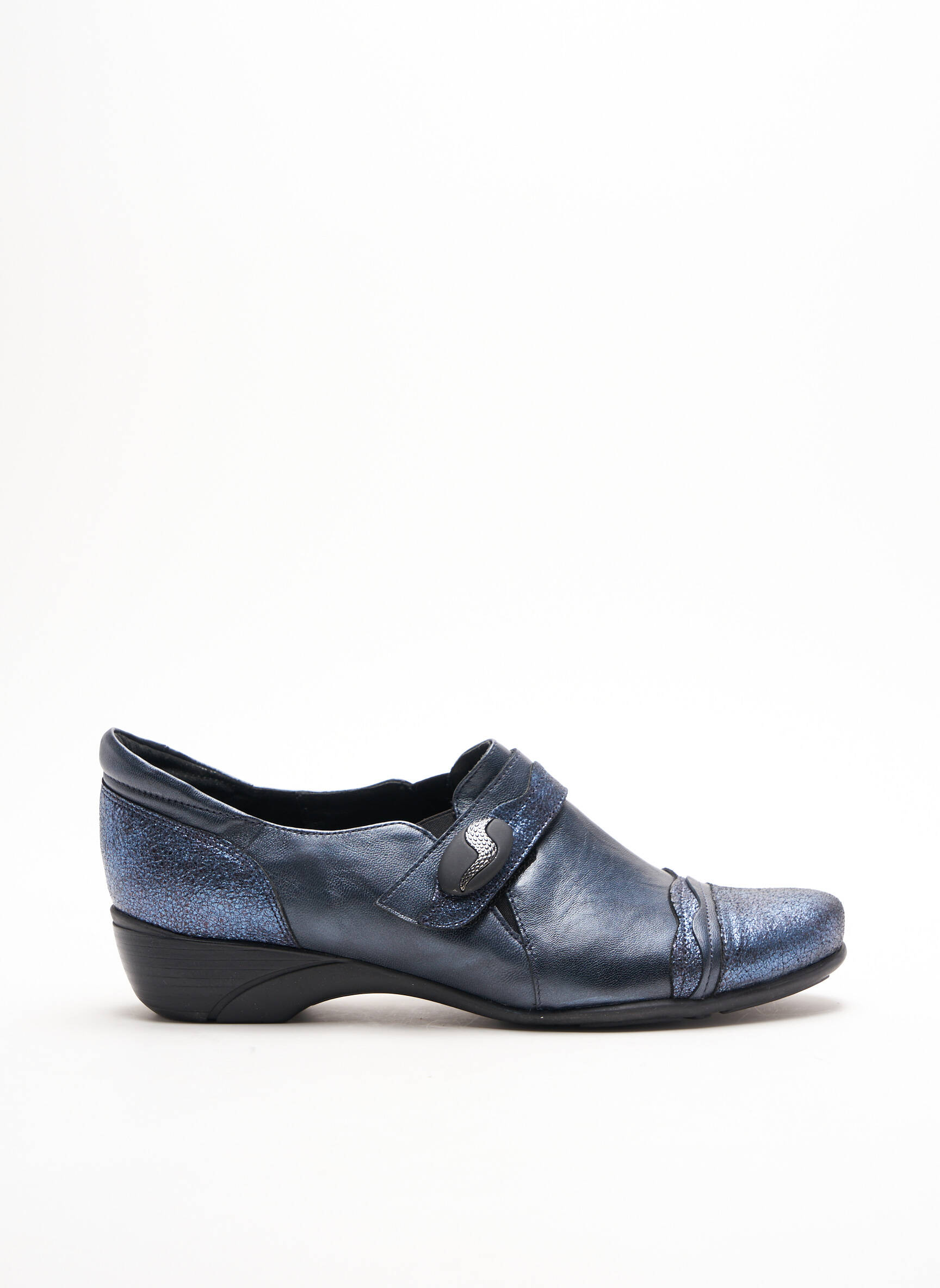 J Metayer Derby Femme couleur bleu