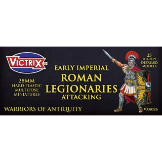 Early Imperial Roman Legionaries Attacking