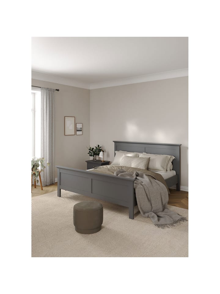 ebuy24 Doppelbett Venedig Grau 179 x 211 cm günstig kaufen onesize