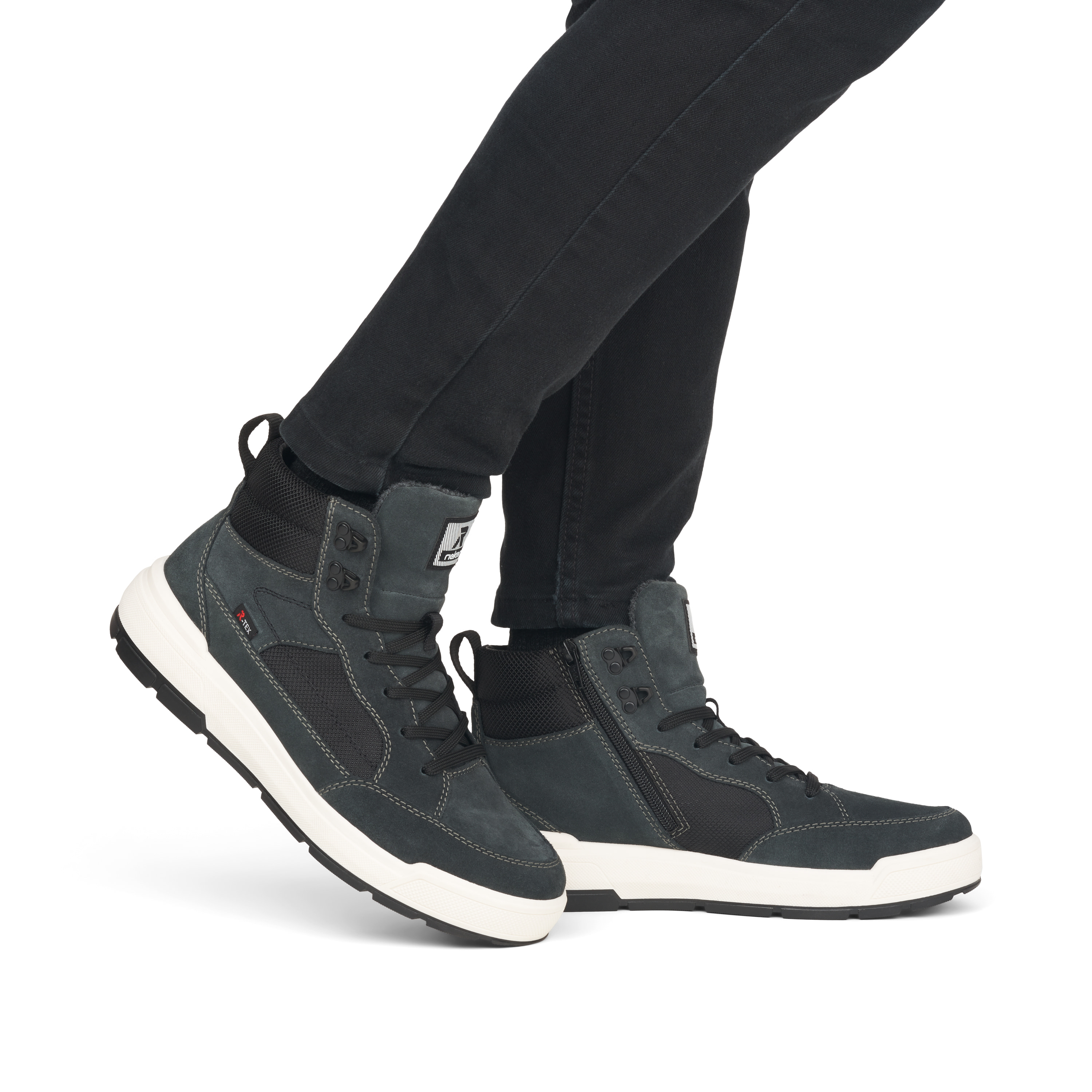 Rieker Herren Sneaker High royal blue