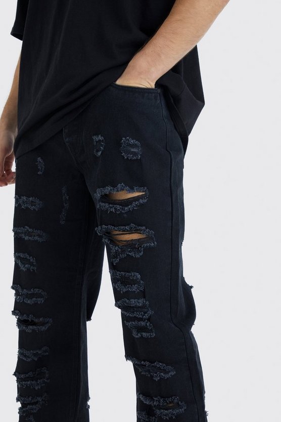 Tall lockere Jeans mit Rissen