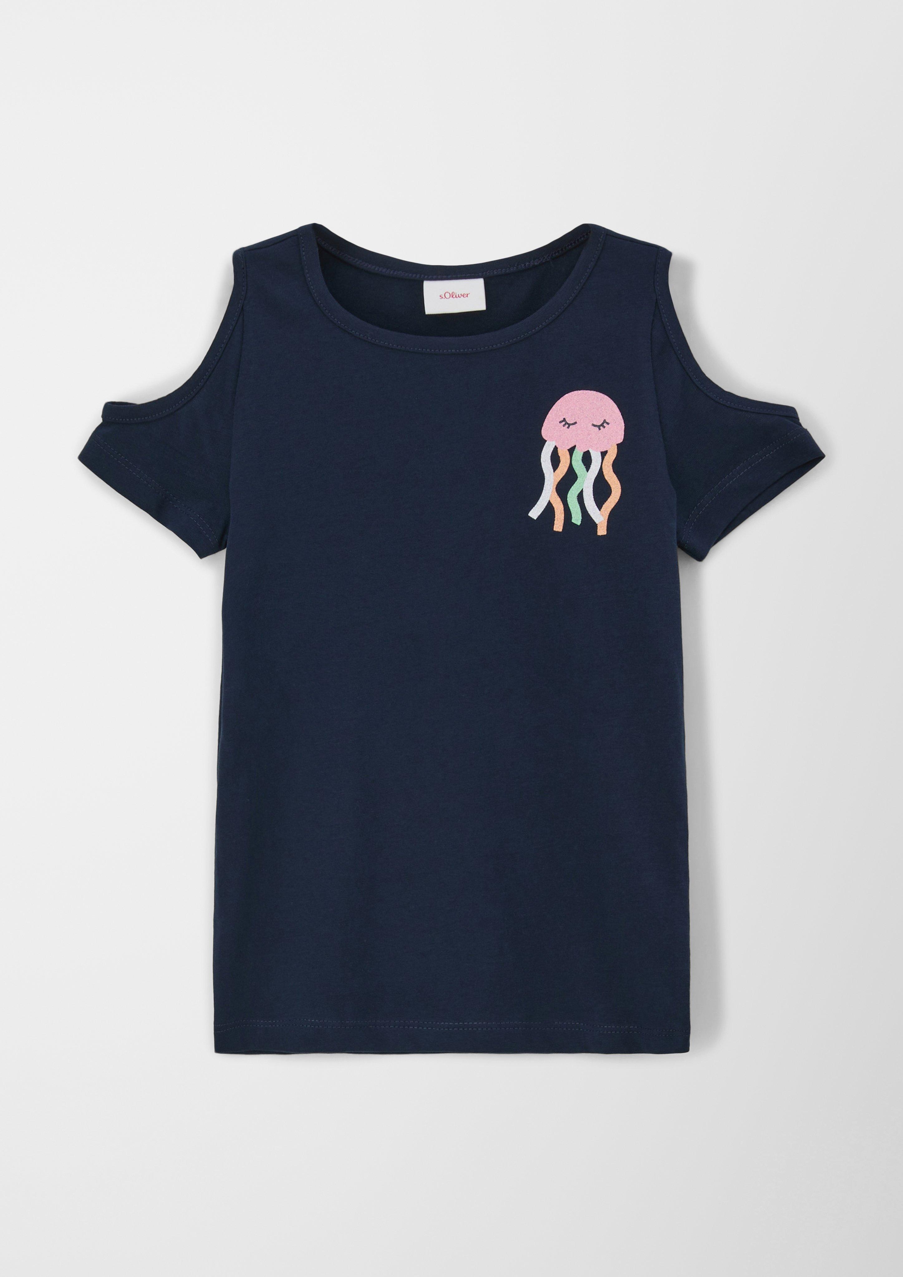 T-Shirt mit Glitzer-Print  2130573-5952