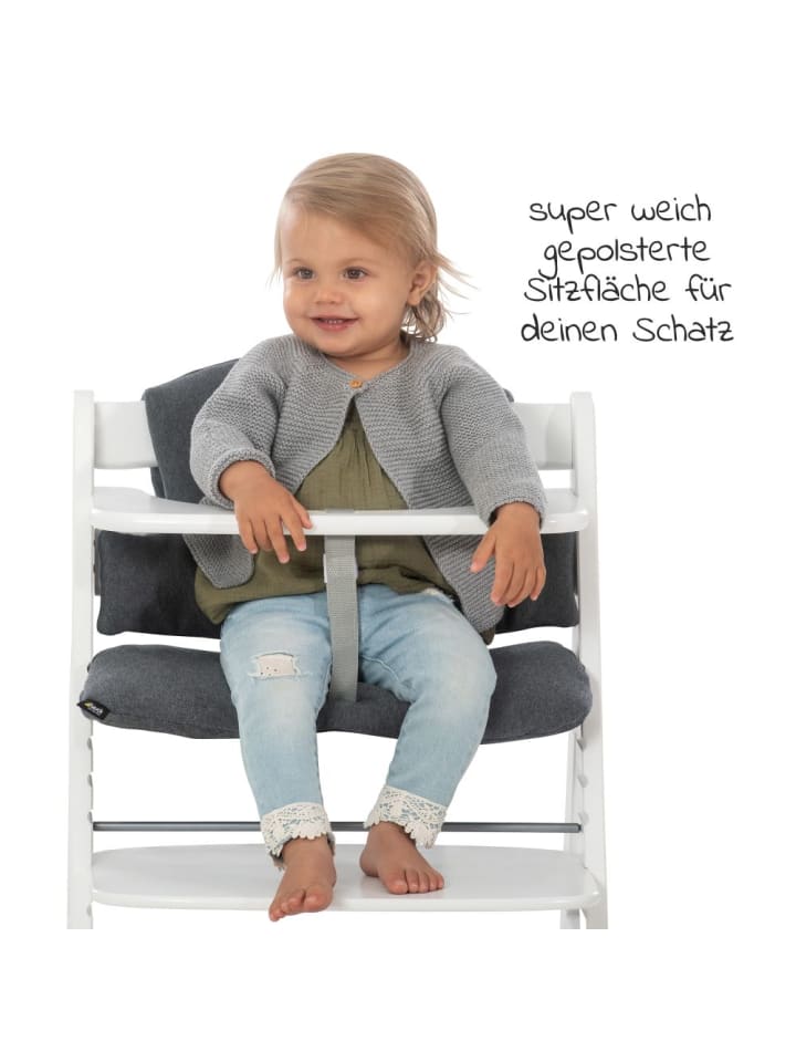 Hauck Hochstuhl Alpha Plus White - im Sparset inkl. in weiss,schwarz günstig kaufen onesize