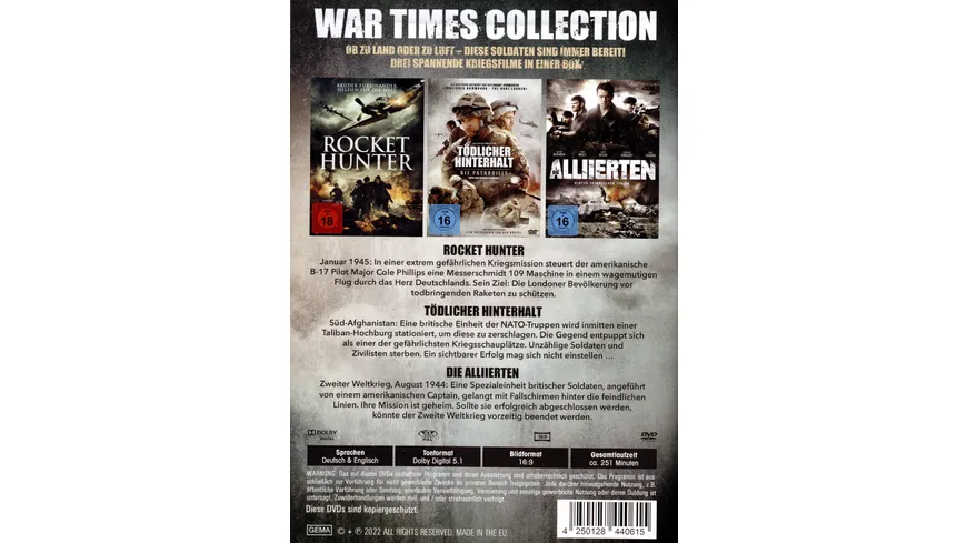 War Times Collection  [3 DVDs]