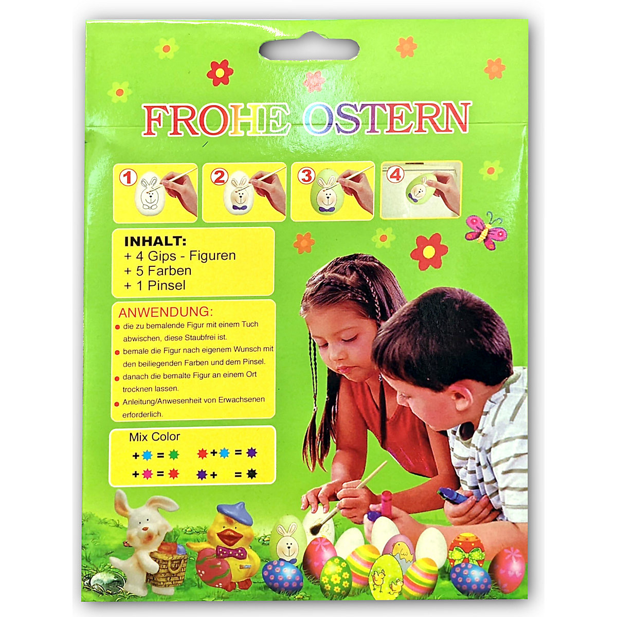 Mal-Set Großes Oster-Malset II (Kreativ-Malset, Gips-Set)