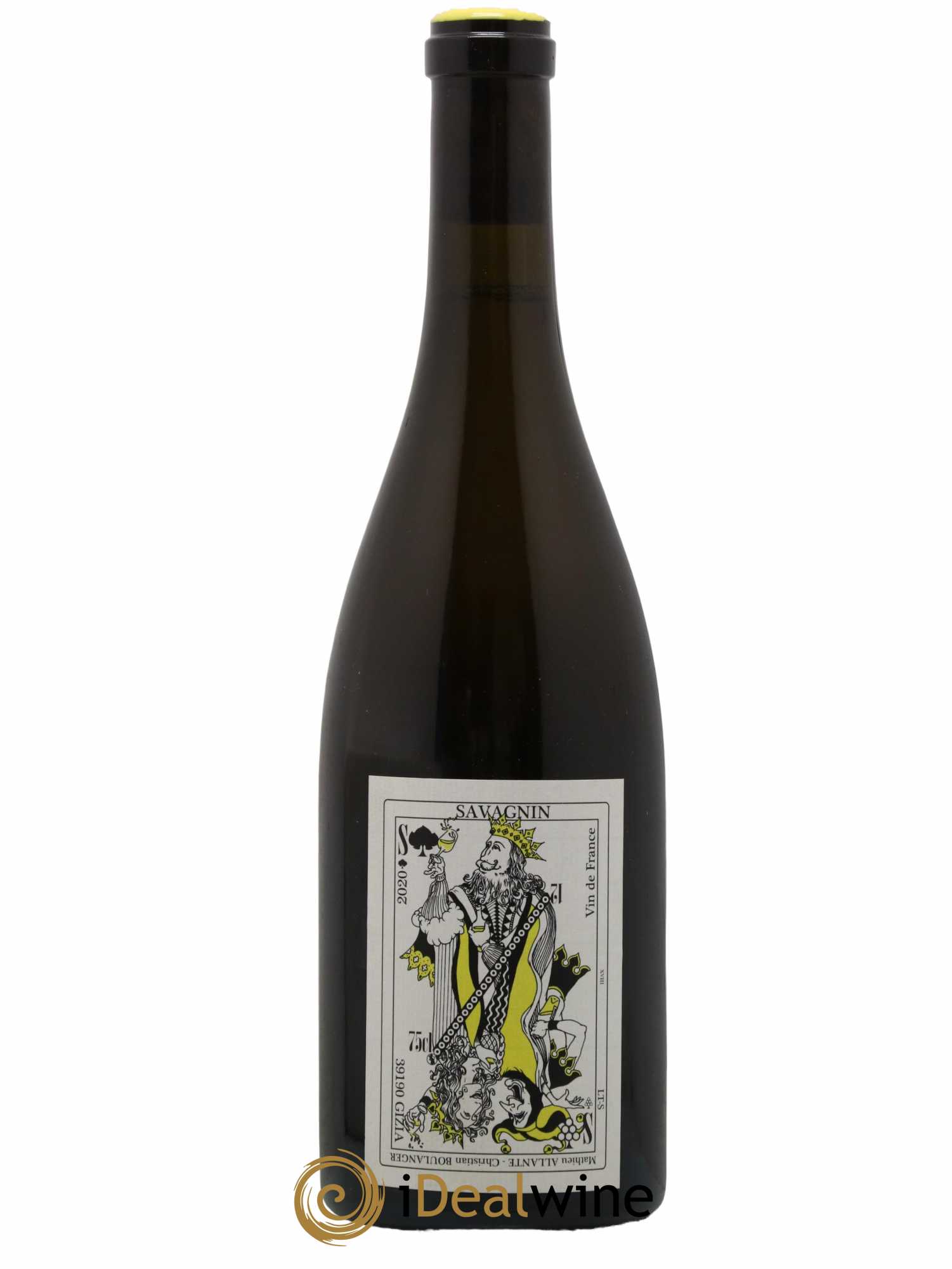 Vin de France Savagnin Allante Boulanger  2020 - Lot de 1 Bouteille