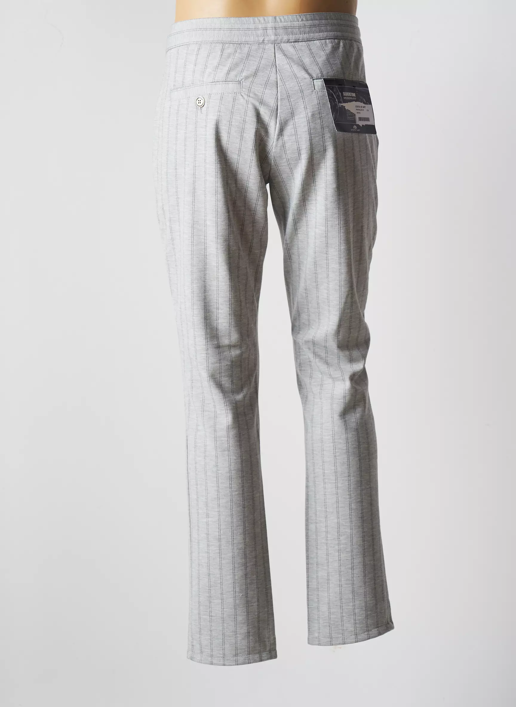 State Of Art Pantalons Chino Homme couleur gris