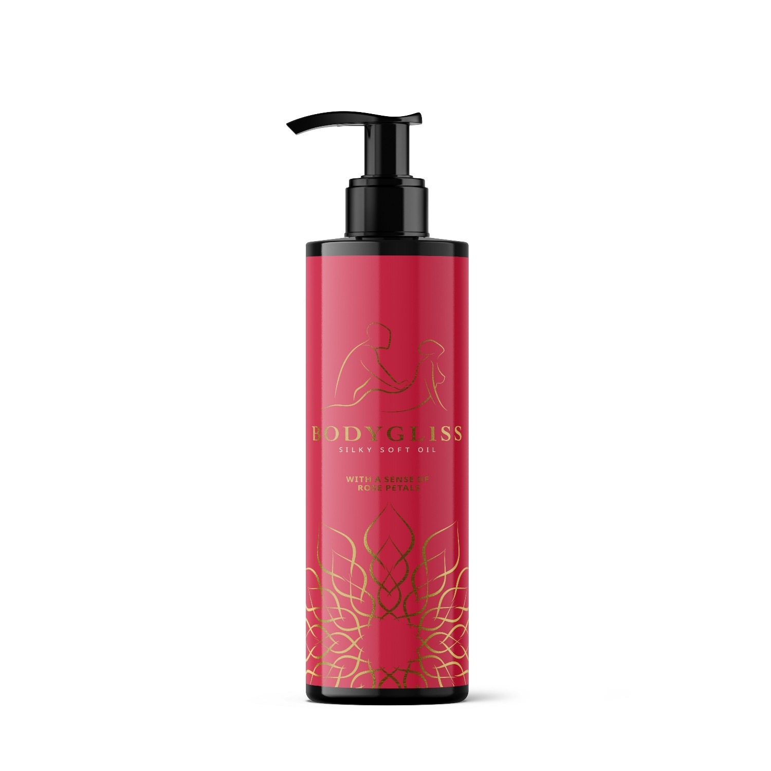 Massageöl und Gleitmittel in 1 Rosenblüten -150 ml