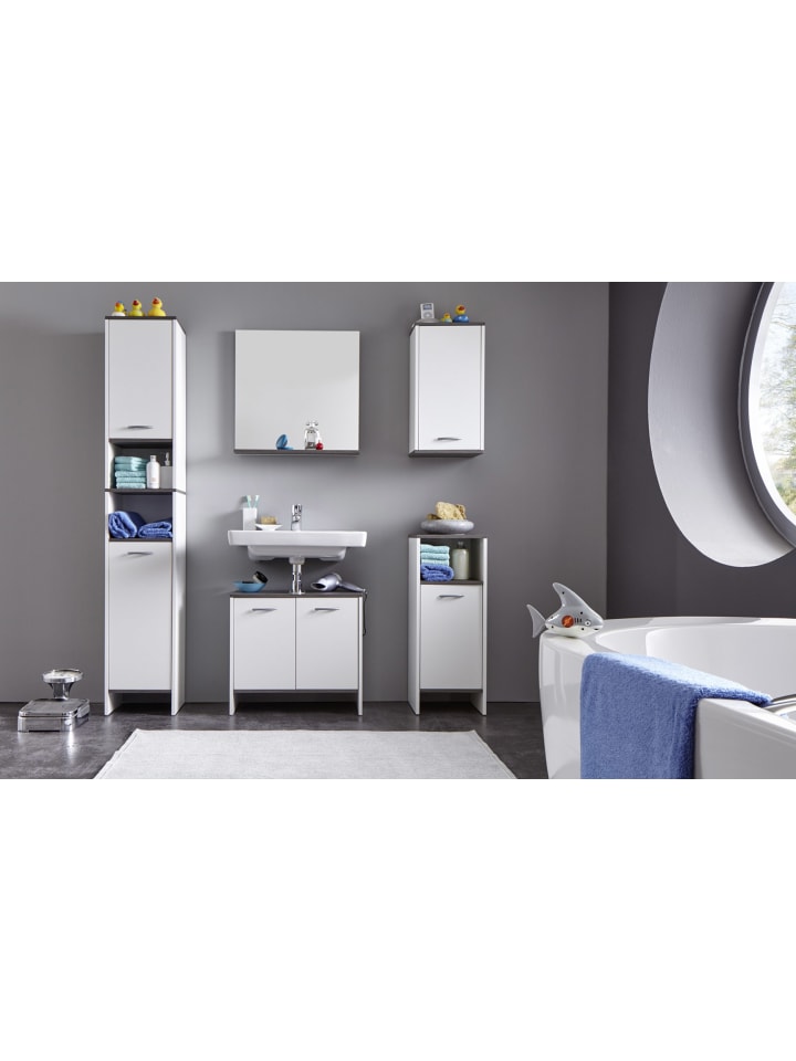 ebuy24 Badschrank CaliforniaSanDiego Weiß 32 x 21 cm günstig kaufen onesize
