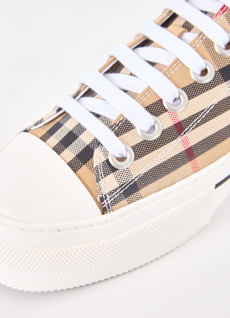 Teniși Burberry cu imprimeu în carouri