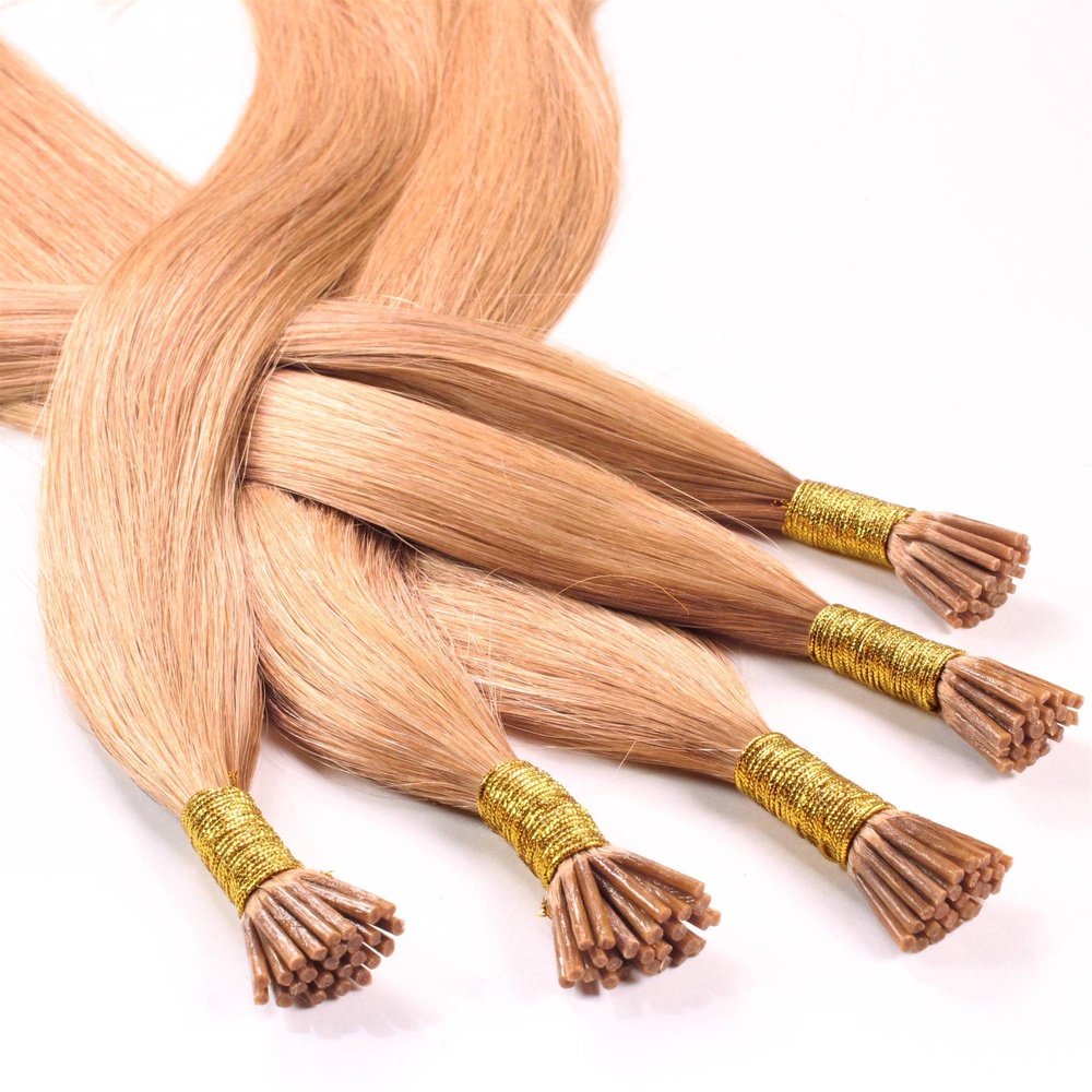 hair2heart Extensions à froid cheveux naturels #27 Blond doré foncé 1g extensions