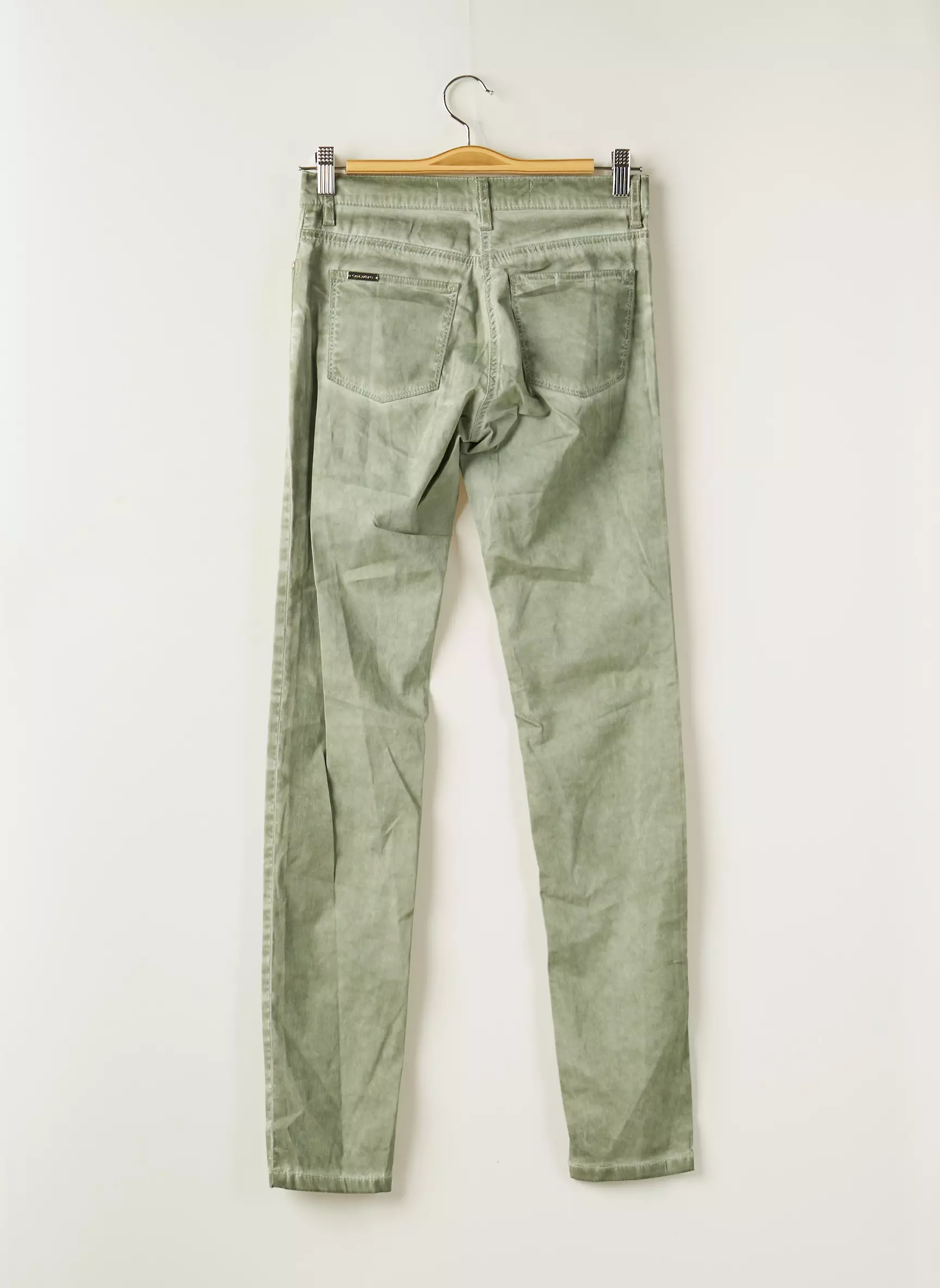Carla Kops Pantalons Slim Femme couleur vert