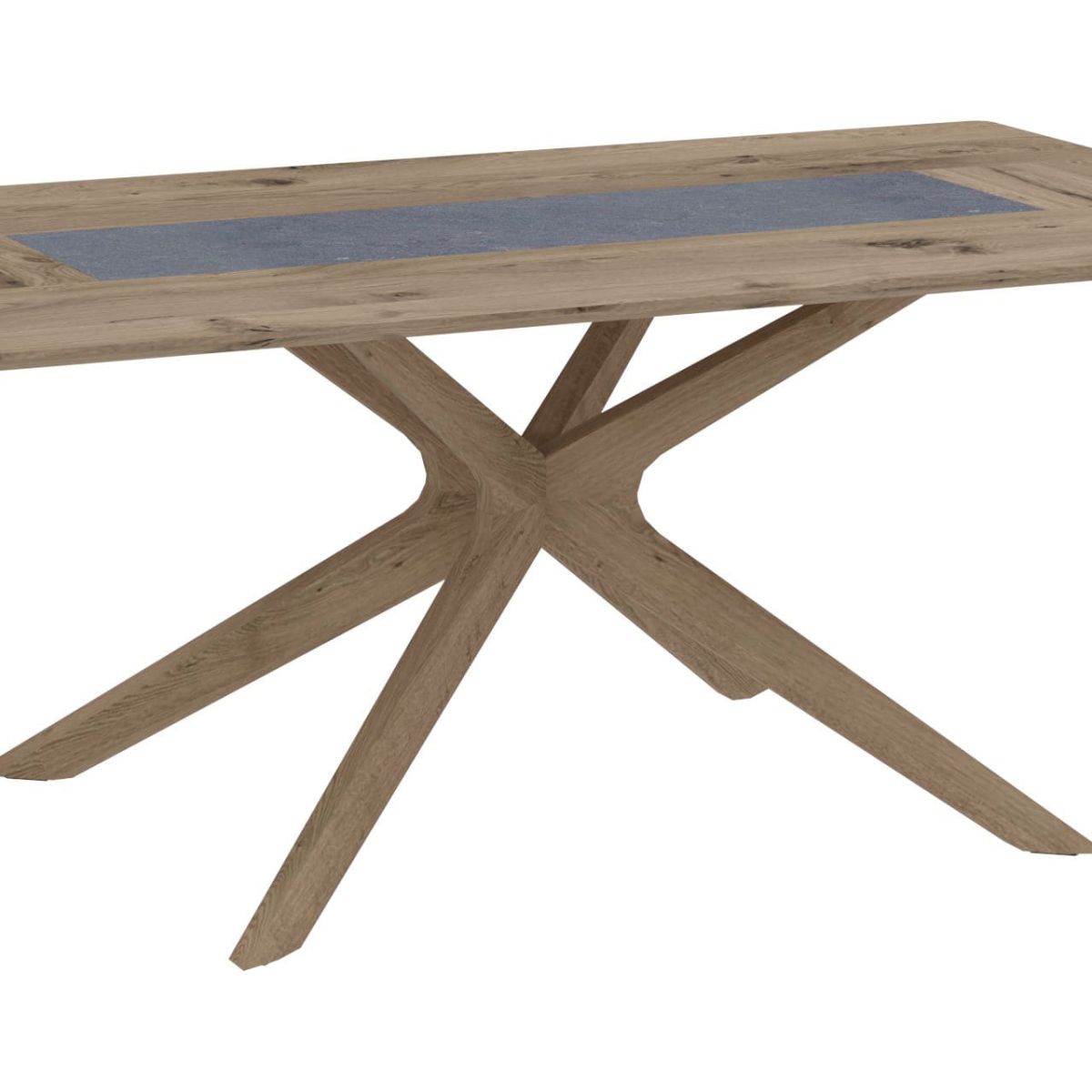 Voglauer Esstisch Valpin mit Steineinlage 100 x 200