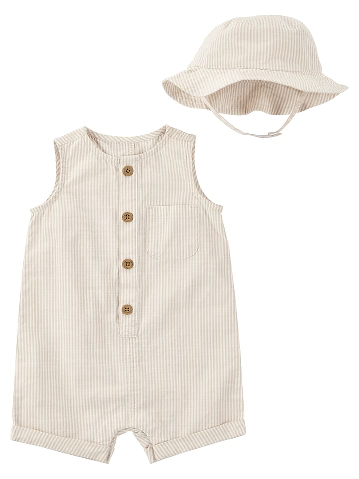 carter's 2tlg. Outfit in Beige günstig kaufen