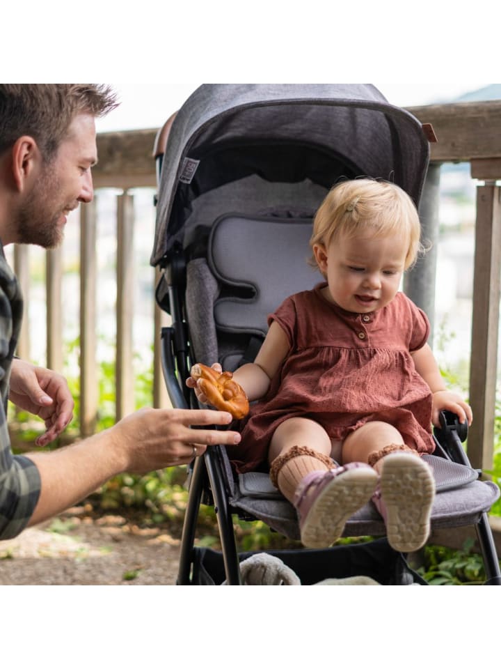Zamboo Universal Sommer Sitzauflage für Kinderwagen, Buggy in grau,schwarz günstig kaufen onesize