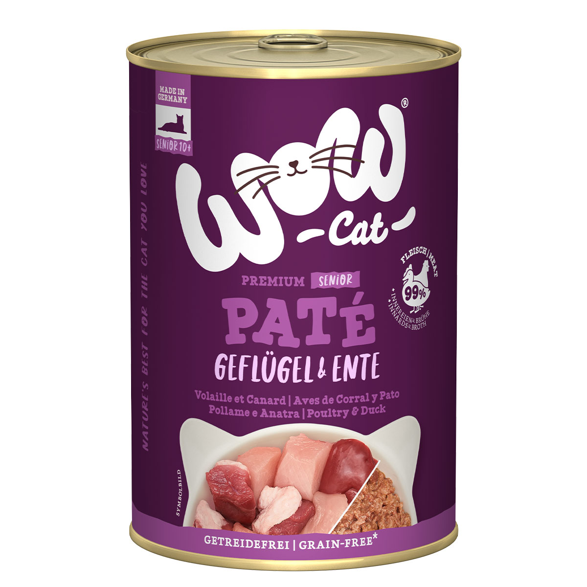 WOW CAT Senior Geflügel & Ente günstig kaufen bei ZooRoyal