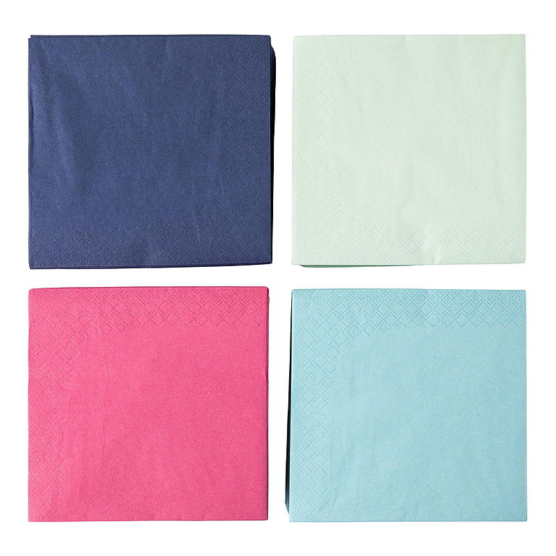 Vie Eco Servietter 50-pk 33x33 cm, ensfarget