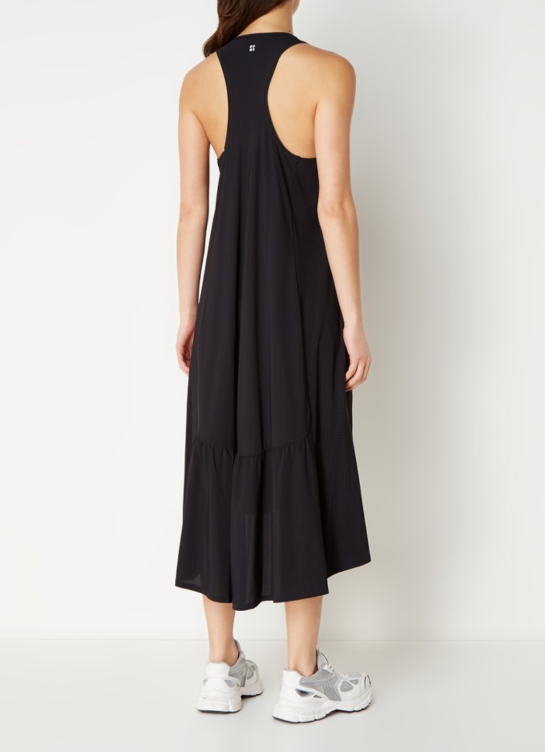 Vestido midi sin mangas Explorer Ace con tejido elástico
