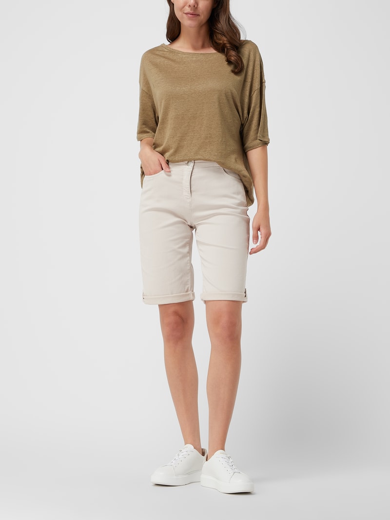Bermudas aus Baumwollmischung Modell 'Sue' in sand