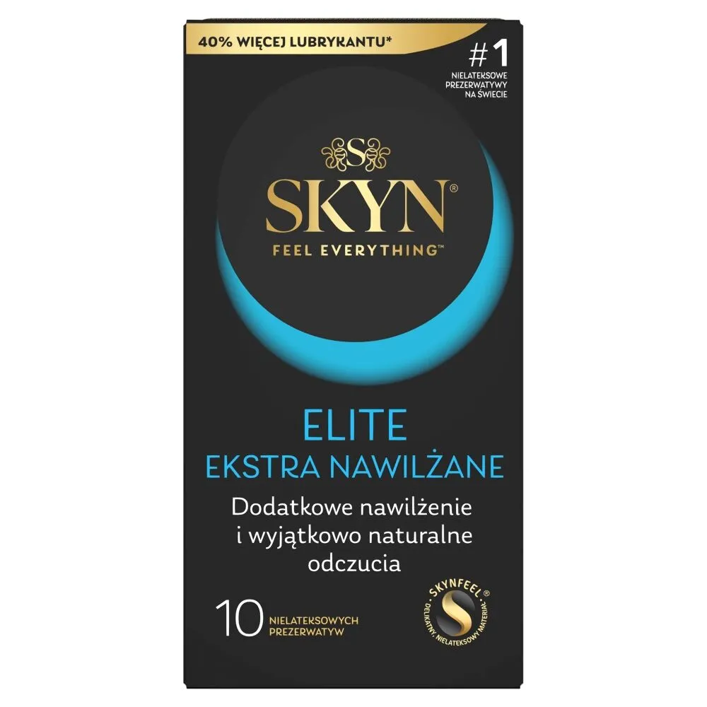 Skyn Elite Extra Lubricated кондоми, паковање од 10 комада