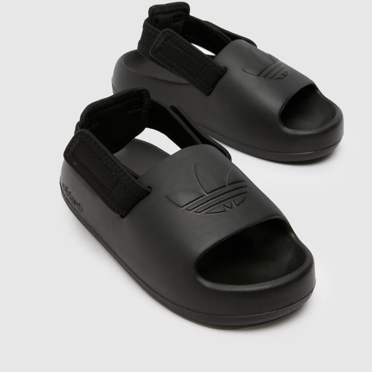 adidas svarta adifom adilette badtofflor juniorsandaler