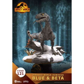Jurassic World: Ein neues Zeitalter D-Stage PVC Diorama: Blue & Beta