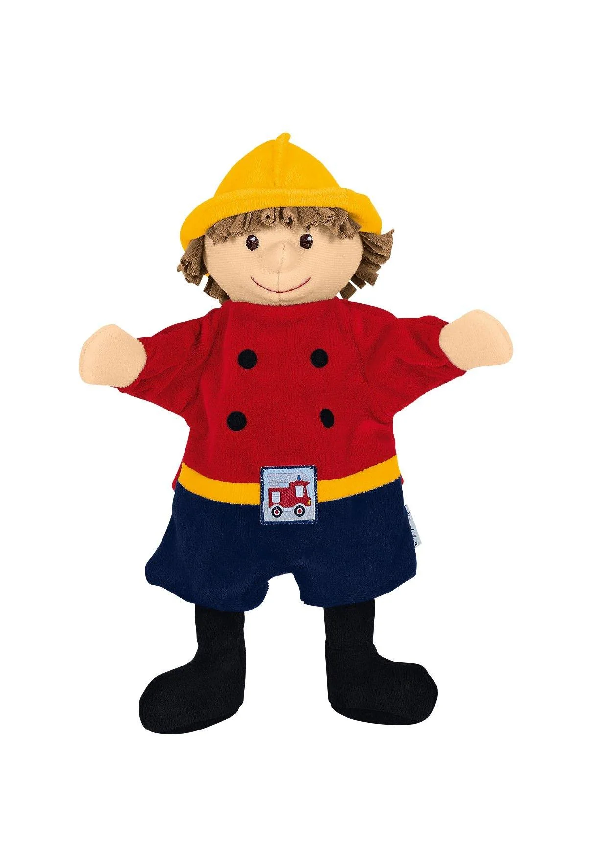 Handpuppe Feuerwehrmann, 27 cm fürs Kaspertheater