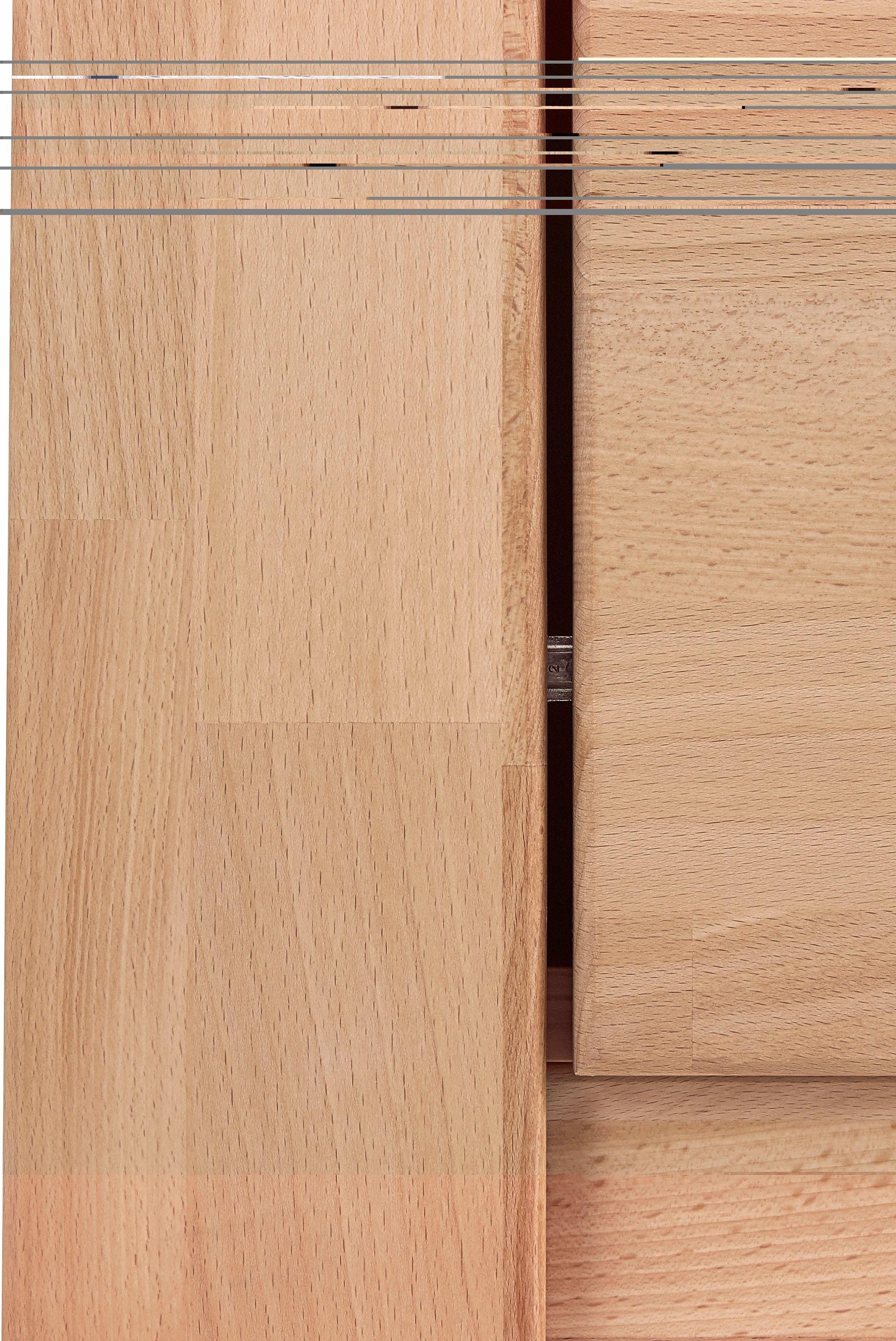 Woltra Wohnwand ZARA, (Set, 4-St), teilmassives Holz