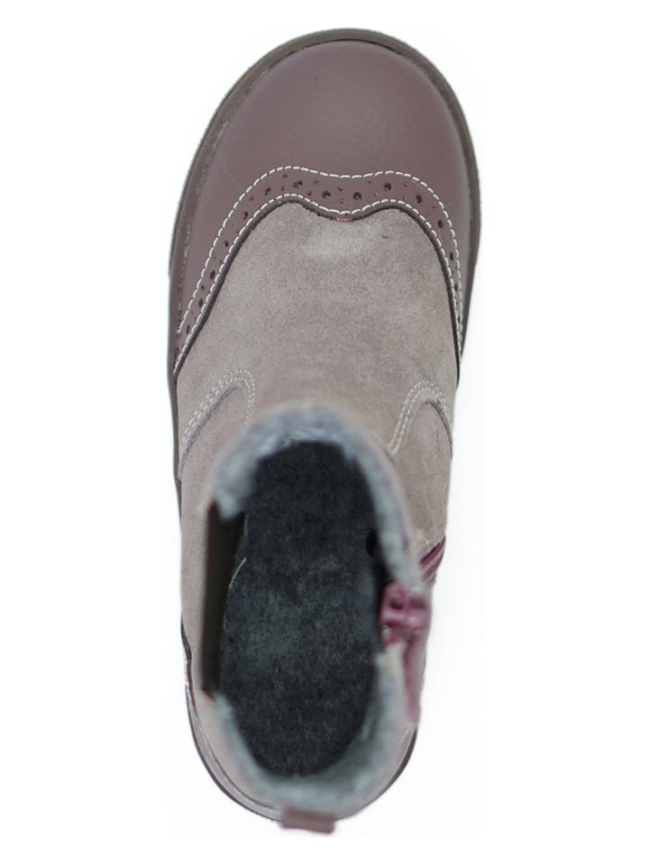lamino Leder-Chelsea-Boots in Mauve günstig kaufen