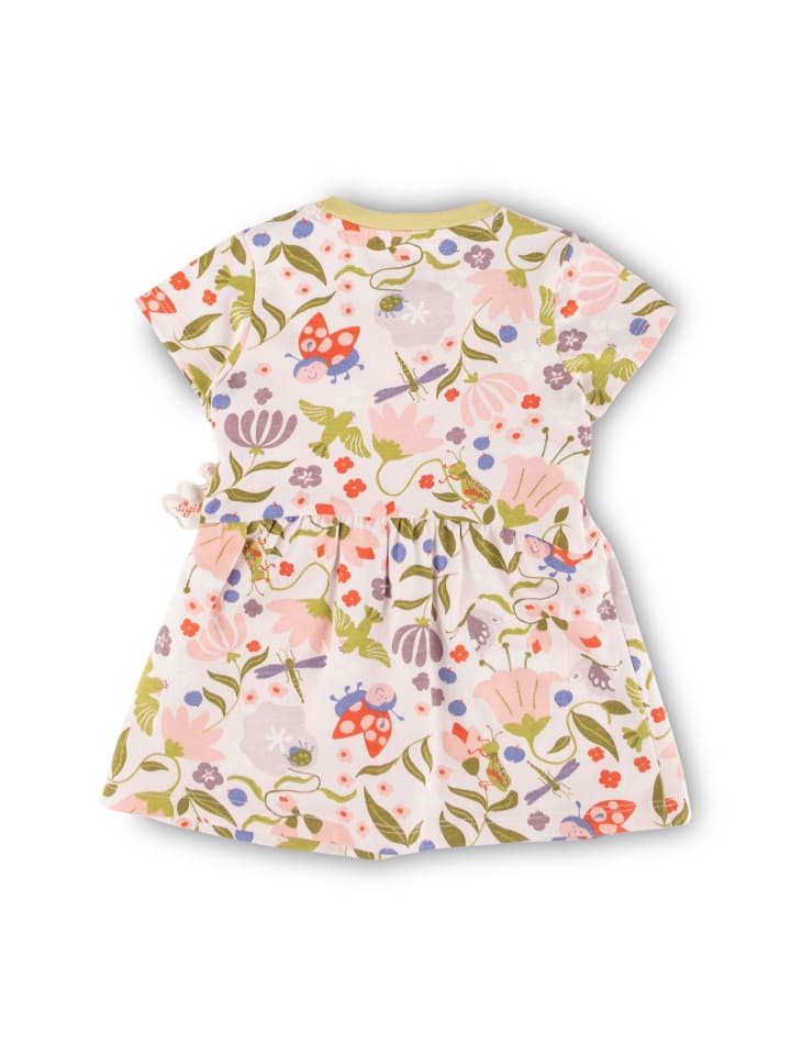 Sigikid Kleid happy ladybug in Weiß/Rosa/Grün günstig kaufen