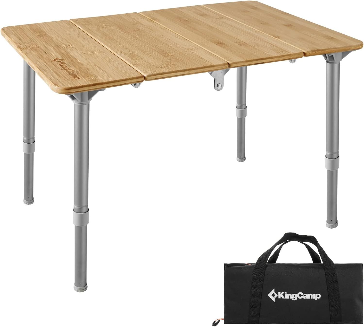 KingCamp BAMBOO 60 x 40 cm Campingtisch