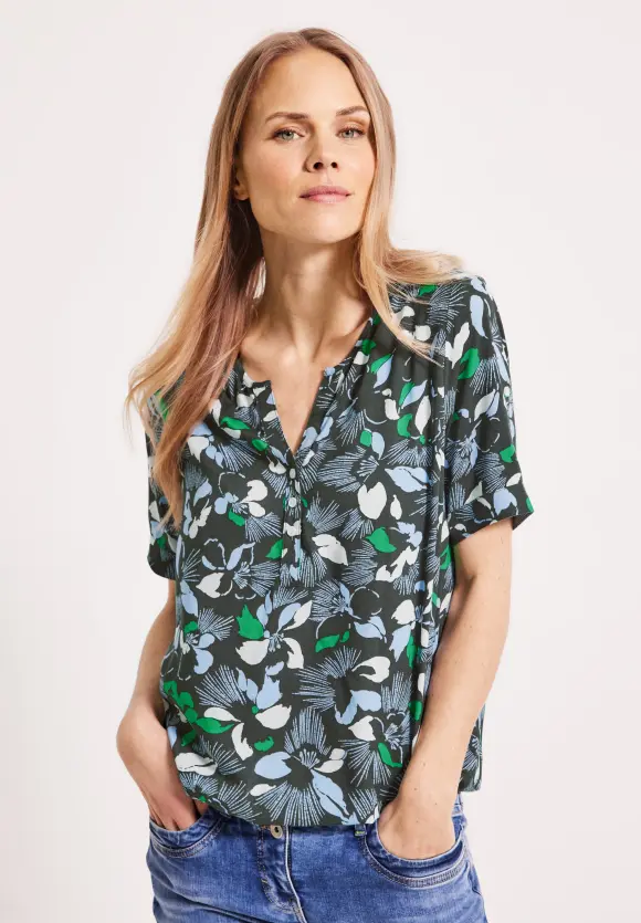 CECIL Bluse mit Blumenmuster