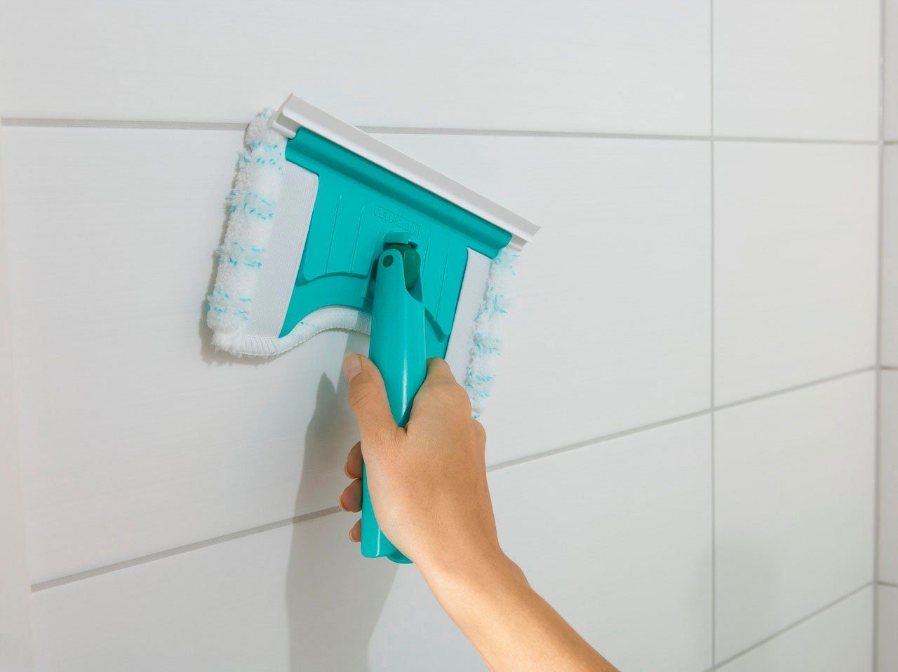Leifheit Bodenwischer-Set Bath Cleaner micro duo Telescope 125