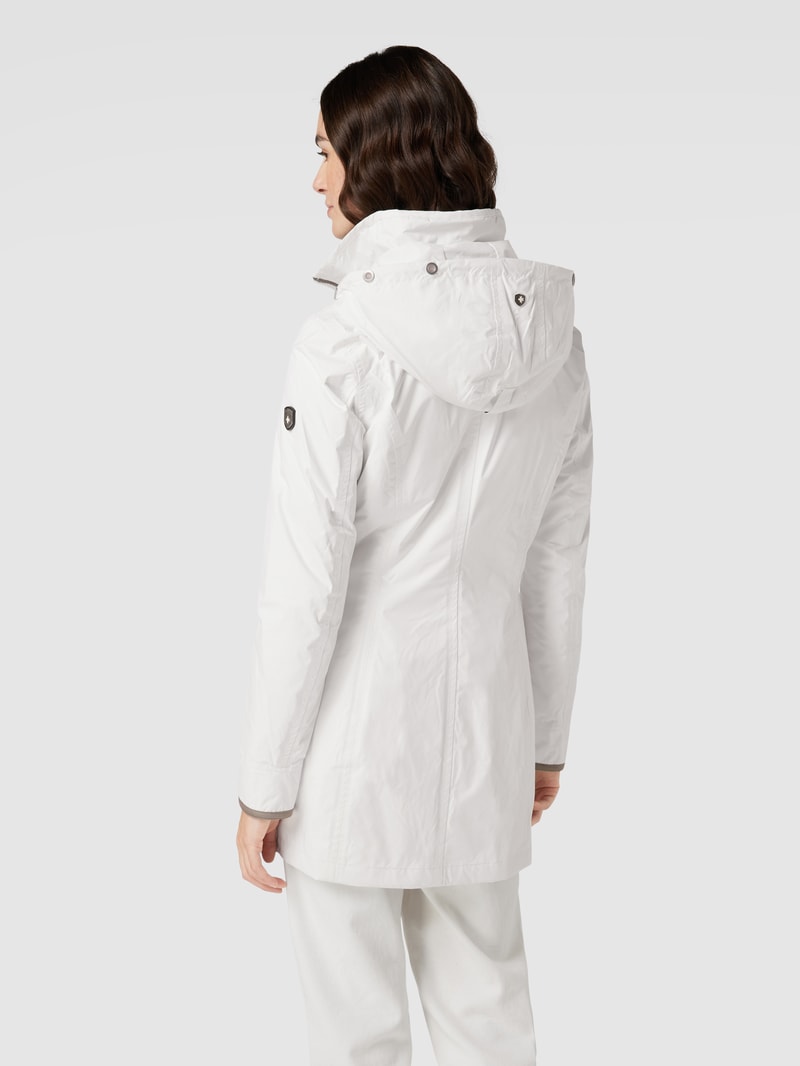 Funktionsjacke mit Kapuze Modell 'Westside' in weiß