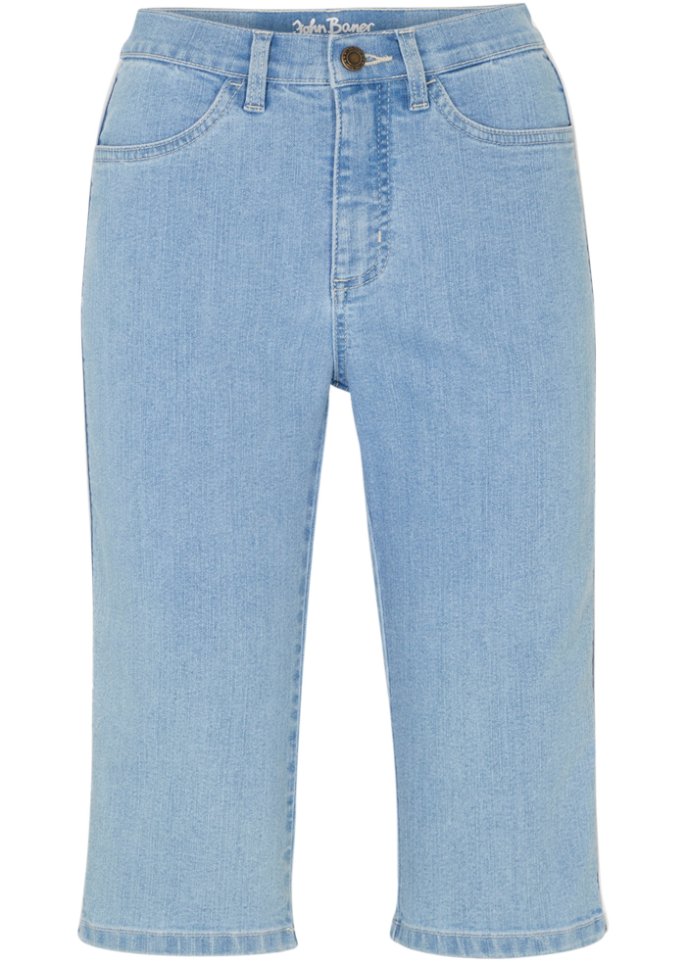 Komfort-Stretch-Jeans-Bermuda