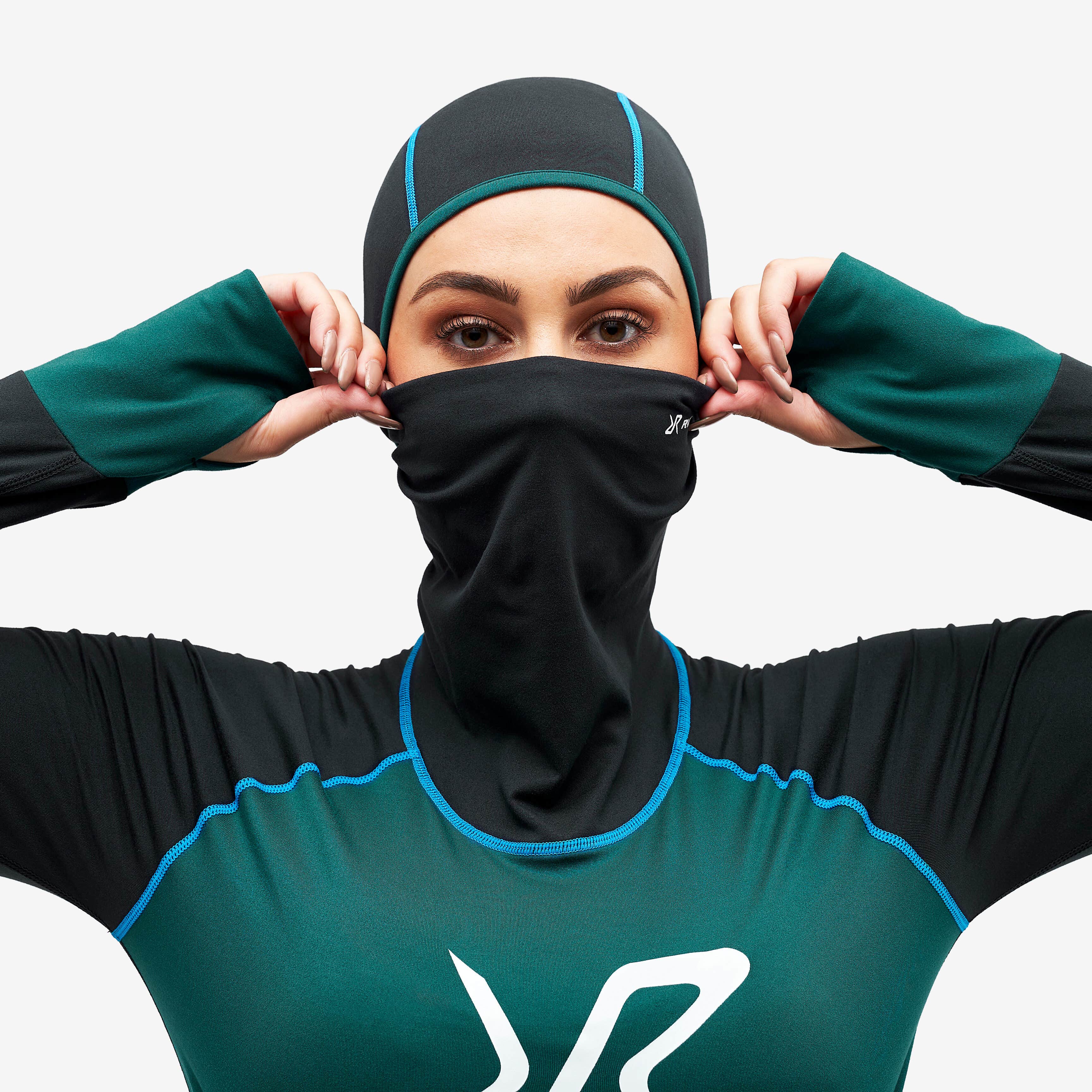 Sneaky Balaclava Base Layer Set Femme Deep Teal