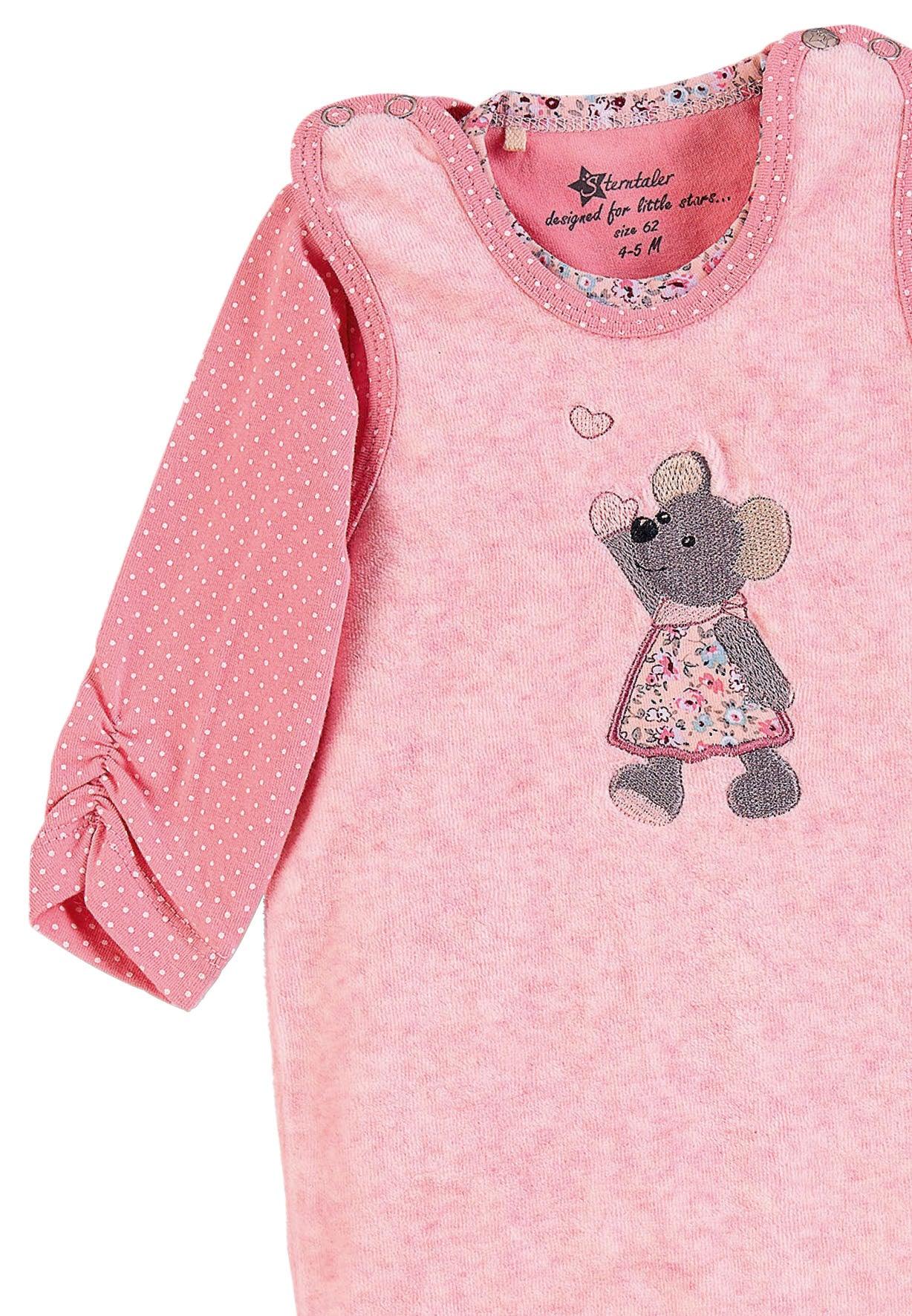 Strampler-Set Nicki Maus Mabel in Rosa