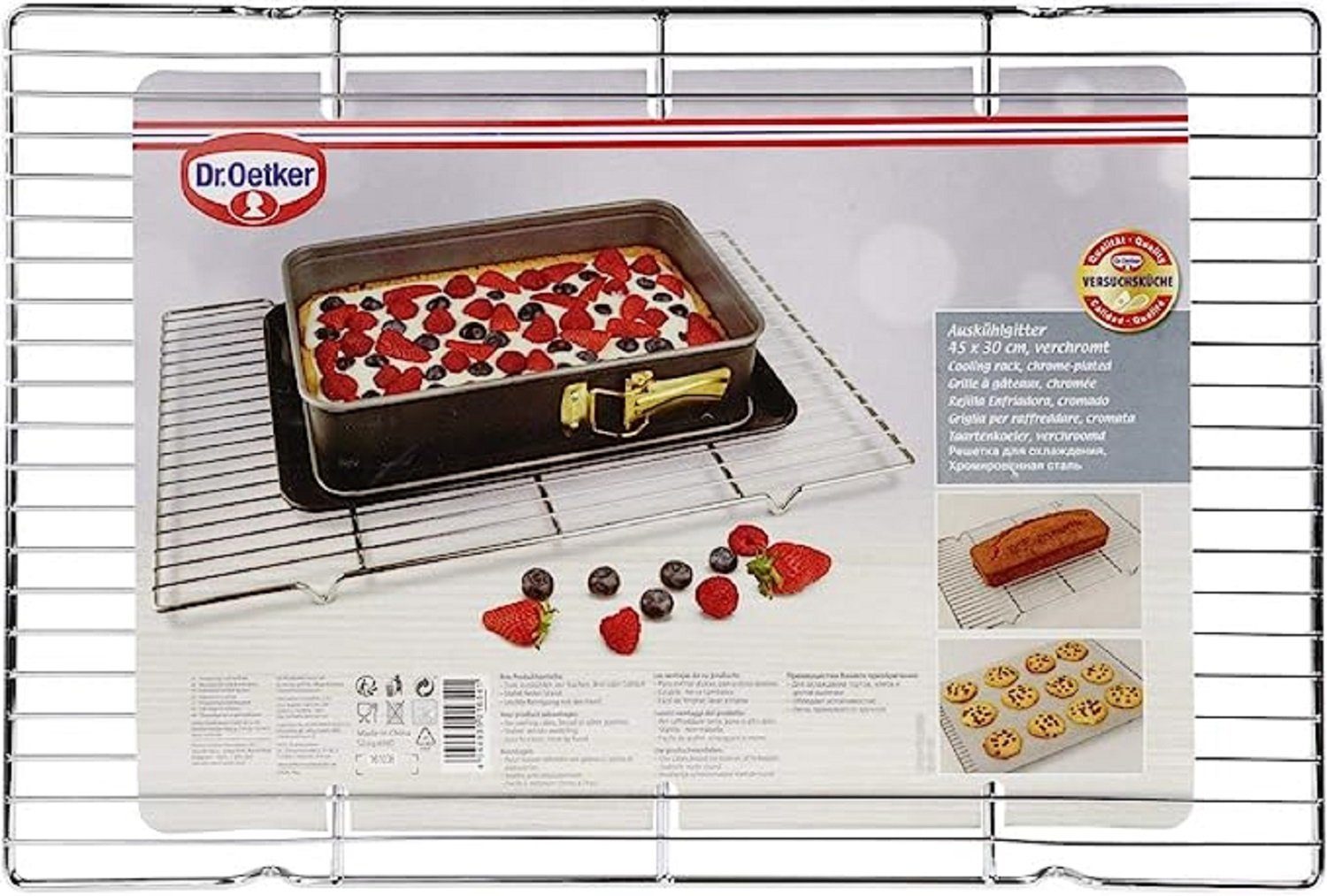 Dr. Oetker Backform Dr. Oetker, Auskühlgitter Profi 45 x 30 cm, (1-tlg)
