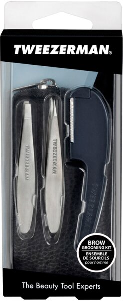 Tweezerman Brow Grooming Kit - Augenbrauen Set Augenpflegeset