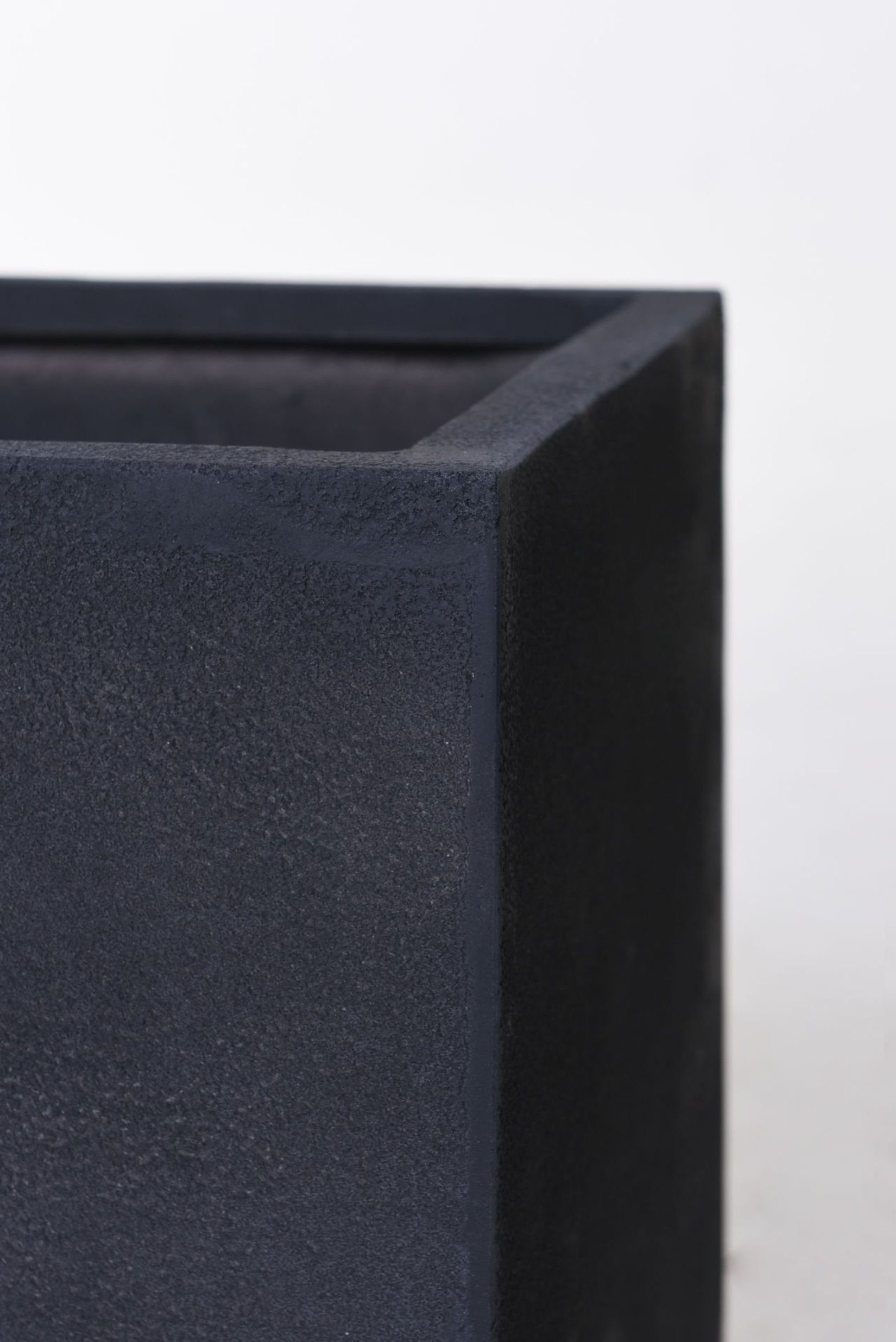 VIVANNO Pflanzkübel Pflanzkübel Pflanztrog Fiberglas Steinoptik 