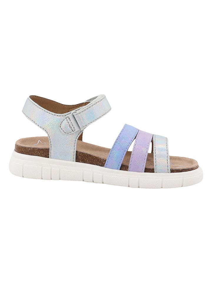 Tom Tailor Sandalen in Lila/ Silber günstig kaufen