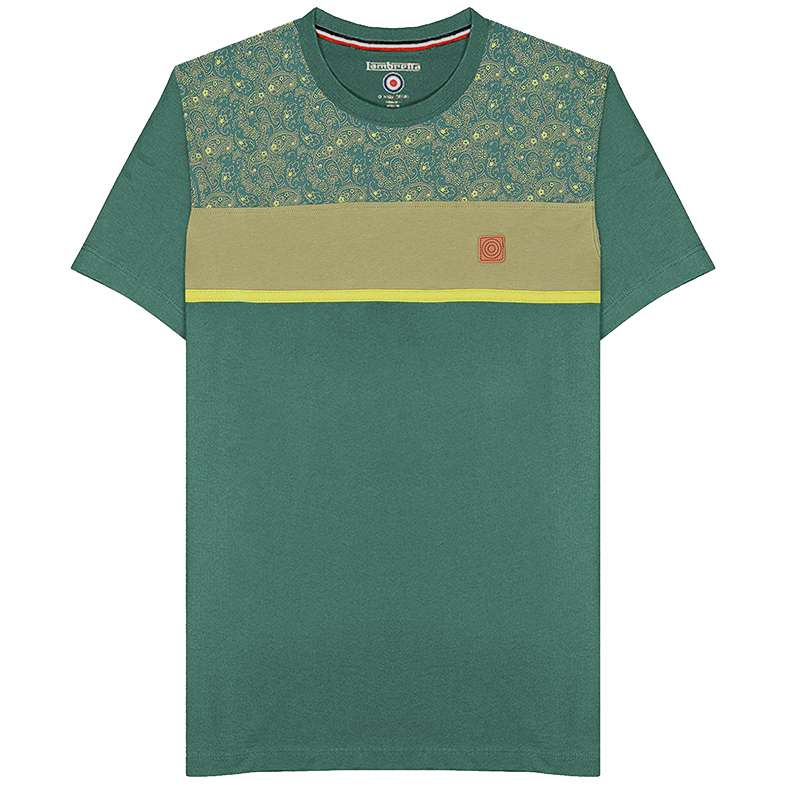 Lambretta Paisley Panel Herren T-Shirt SS0319-TG