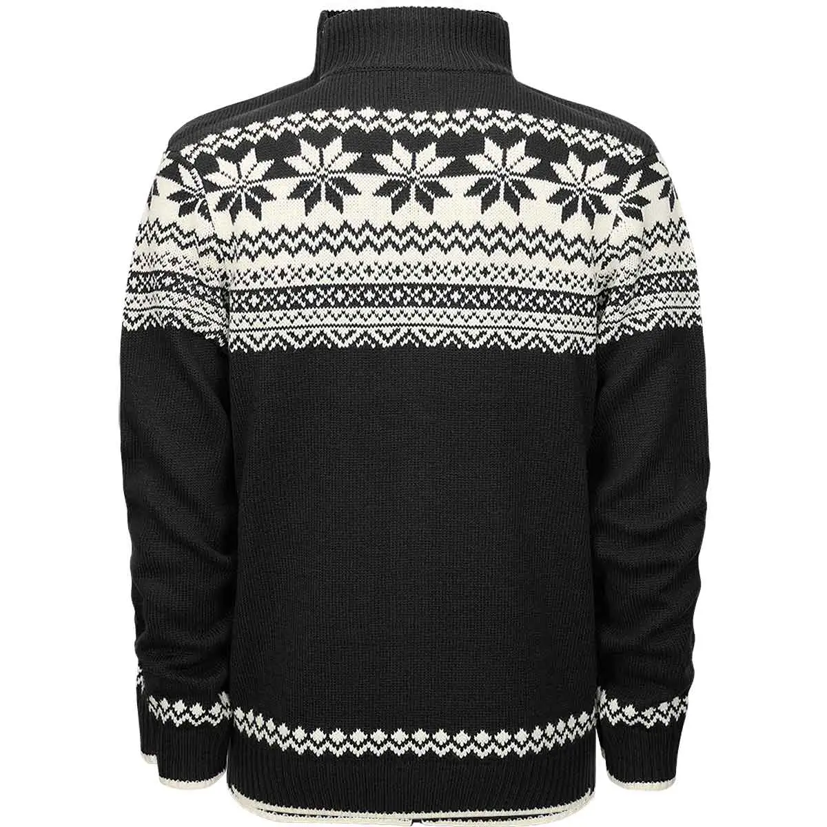 Norweger Strickjacke schwarz