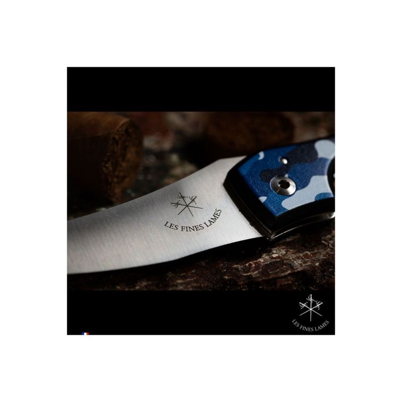 Les Fines Lames Zigarrenschneider Le Petit Camo Navy