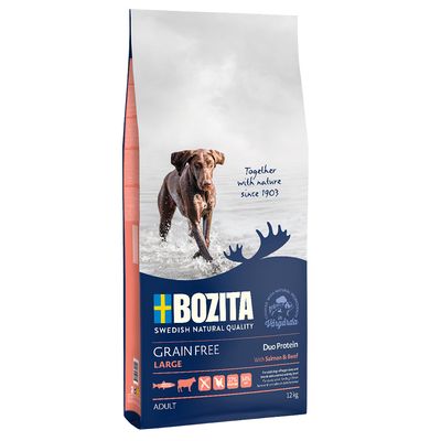 Bozita Grain Free Lachs & Rind für Große Hunde
