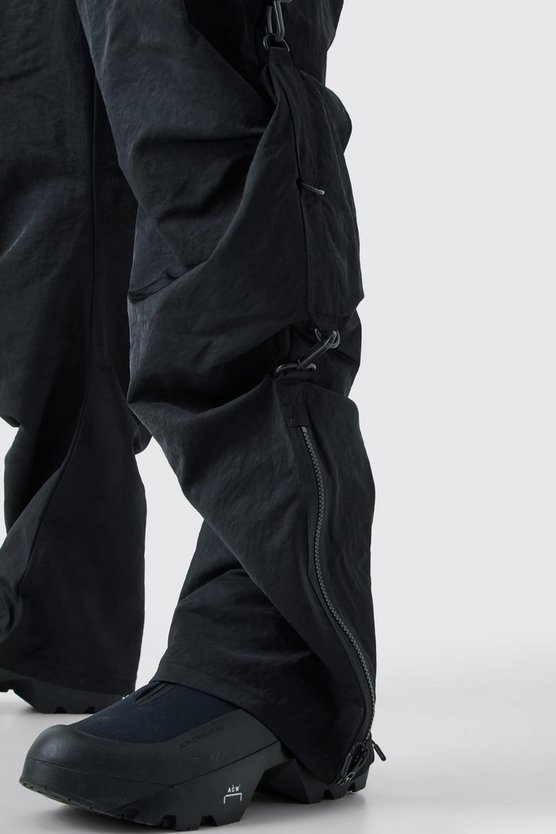 Plus lockere Nylon-Hose mit elastischem Bund