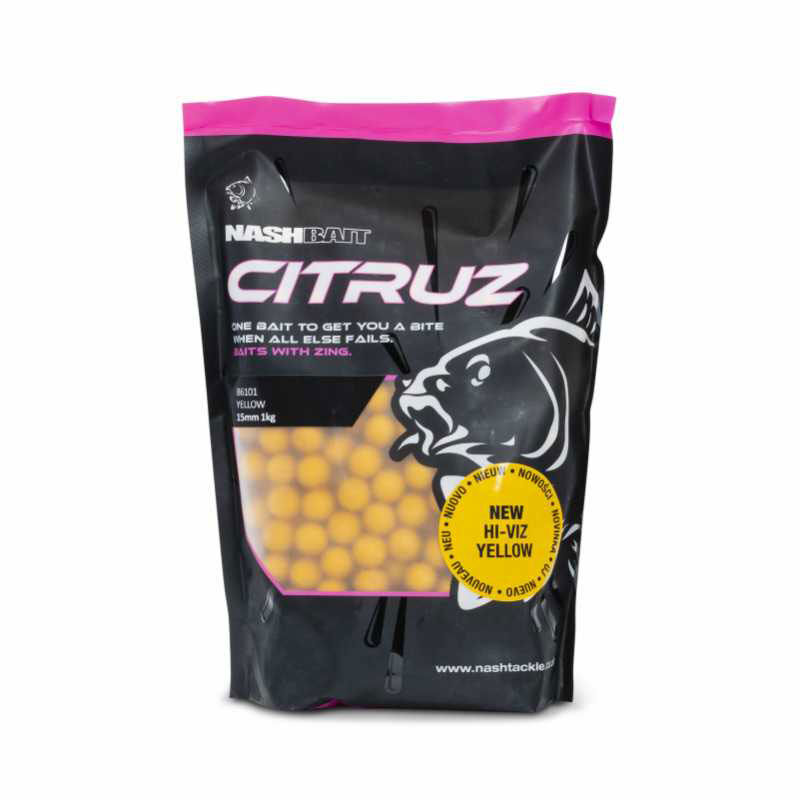 Bouillettes Nash Citrus Boilies Jaune 1kg
