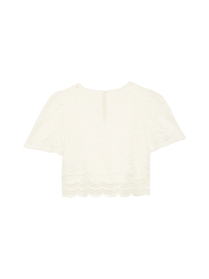 s.Oliver Bluse kurzarm in Creme günstig kaufen 134/140